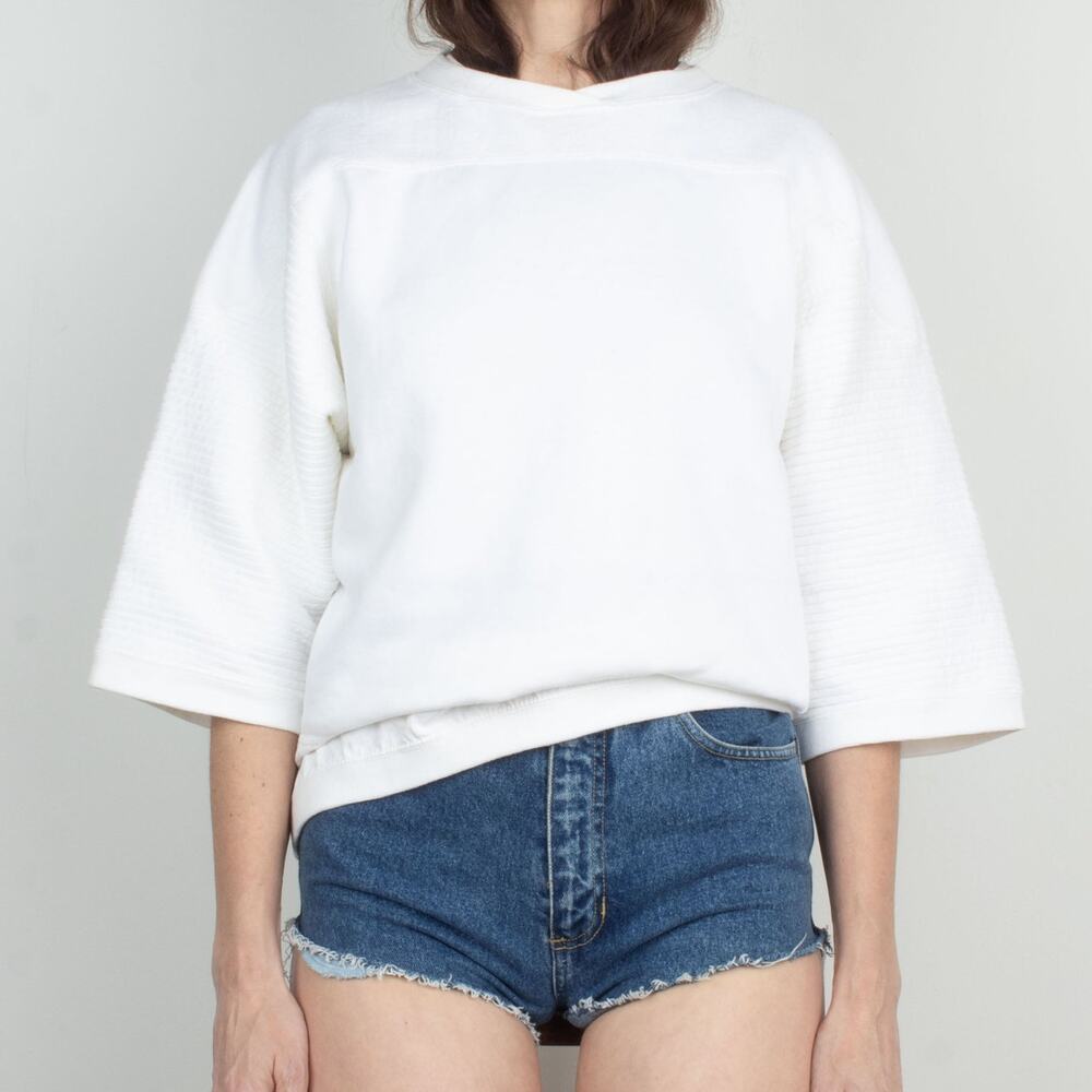 Vintage 80s White Sweatsuit Set Size S Jag Club - Picture 2 of 8